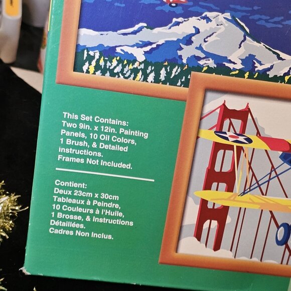 Craft House Artist Touch 2 Airplanes Paint By Number kit, Unopened 11252 Oil - Picture 4 of 11